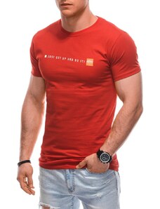 Inny Originálne červené tričko s nápisom S1920