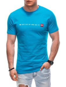 Inny Originálne svetlo modré tričko s nápisom S1920