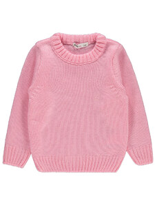 Civil Girls Dievčenský pletený sveter 2-5 rokov ružový