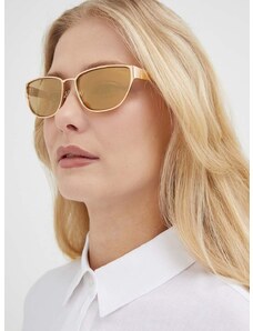 Slnečné okuliare Guess dámske, béžová farba, GU7903_5732G