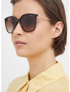Slnečné okuliare VOGUE dámske, hnedá farba, 0VO5564S