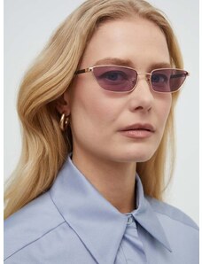 Slnečné okuliare Guess dámske, fialová farba, GU8285_5728Y