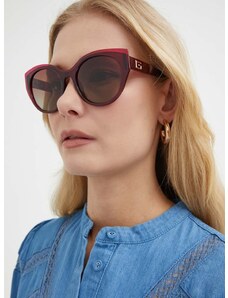 Slnečné okuliare Guess dámske, fialová farba, GU7909_5369T