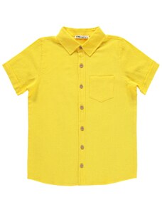 Civil Boys Chlapčenská košeľa 10-13 rokov žltá