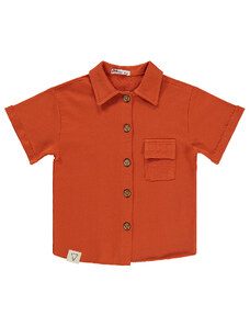 Civil Boys Chlapčenská košeľa 2-5 rokov oranžová