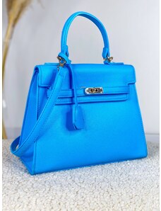 Webmoda Dámska kufríková kabelka s remienkom - modrá