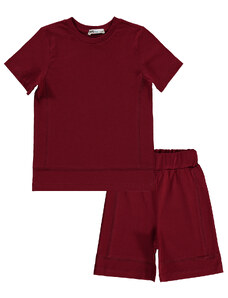 Civil Boys Chlapčenský oblek 2-5 rokov Claret Red