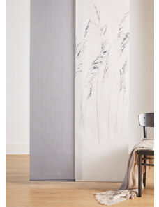 bonprix Panelová záclona s potlačou tráv (2 ks), farba biela