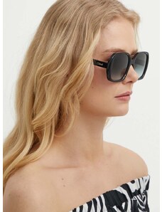 Slnečné okuliare Chloé dámske, čierna farba, CH0222S