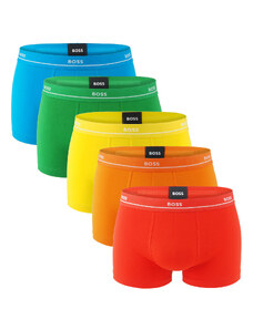 BOSS - boxerky 5PACK essential cotton stretch This is love edition full color - limitovana fashion edícia (HUGO BOSS)