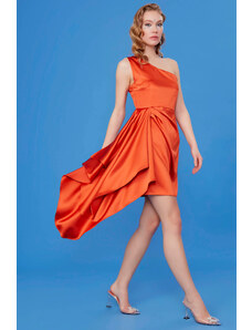 Vitrin Večerné a plesové šaty - Oranžová - Línia A