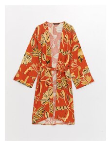 LC Waikiki Kimono a kaftan - Oranžová - Nadmerné