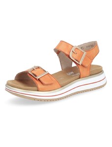 RIEKER Dámske sandále REMONTE D1J51-38 oranžová S4