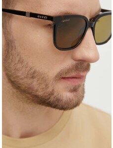 Slnečné okuliare Gucci pánske, zelená farba, GG1493S