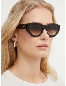 Slnečné okuliare Chloé dámske, hnedá farba, CH0220S