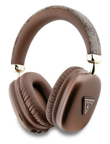 Guess PU Leather 4G Triangle Logotooth Stereo Headphone hnedá GUBHK1P4TPW