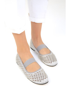 SOHO Sivé dámske sandále