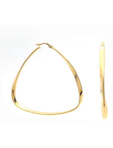 Šperk Holíč Zlaté náušnice trojuholník, 3,50 g, 14k