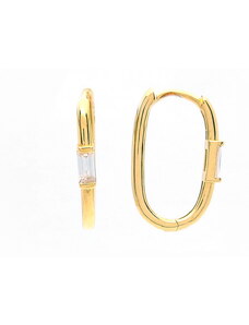 Šperk Holíč Zlaté náušnice kamienkové, 1,65 g, 14k