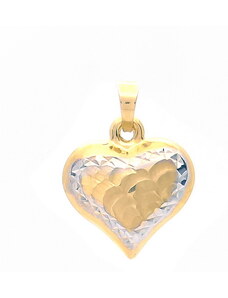 Šperk Holíč Zlatý prívesok srdiečko, 0,65 g, 14k