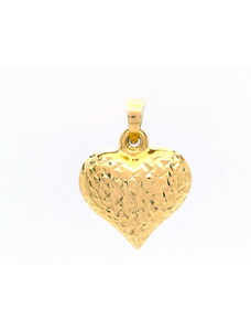 Šperk Holíč Zlatý prívesok srdiečko, 0,55 g, 14k