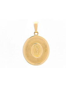 Šperk Holíč Zlatý prívesok Panna Mária, 1,10 g, 14k