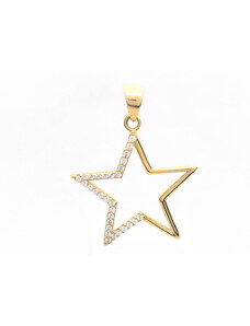 Šperk Holíč Zlatý prívesok hviezda, 1,35 g, 14k
