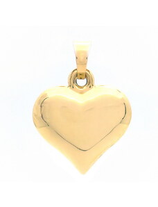 Šperk Holíč Zlatý prívesok srdiečko, 0,60 g, 14k