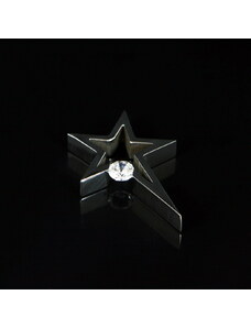 Šperk Holíč Hviezda s kameňom - oceľový prívesok