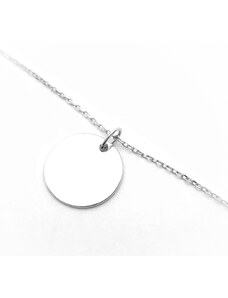 Šperk Holíč Strieborný náhrdelník s príveskom medailónu