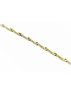 Šperk Holíč Zlatá točená retiazka ,,SIN 028", od 2,00 g, 14k