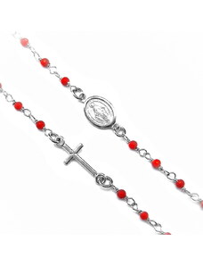 Šperk Holíč Červený ružencový náhrdelník