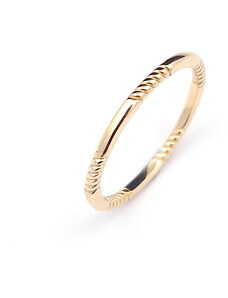 Šperk Holíč Jednoduchý zlatý prsteň, od 1,05 g, 14k