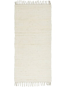 IB LAURSEN Bavlnený behúň na podlahu Cream 120 x 60 cm