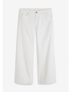 bonprix Extra široké džínsy, farba biela, rozm. 50