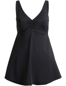 bonprix Sťahujúce kúpacie šaty, stredný tvarujúci efekt, z recyklovaného polaymidu, farba čierna