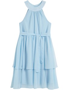 bonprix Sviatočné šaty pre dievčatá, farba modrá, rozm. 164