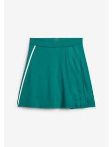bonprix Športová sukňa s integrovanými cyklistickými nohavicami, farba zelená