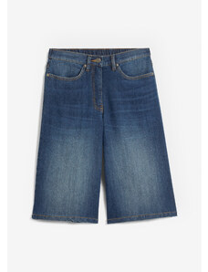 bonprix Rovné džínsy, vysoký pás, strečové, farba modrá