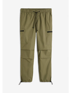bonprix Kapsáčové nohavice, Loose Fit, rovné, kvalita Papertouch, farba zelená