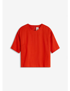 bonprix Blúzkové tričko z lyocellu, farba oranžová