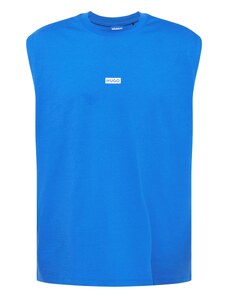 HUGO Blue Tričko 'Nancoso' kráľovská modrá / biela