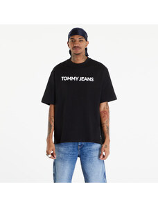 Tommy Hilfiger Pánske tričko Tommy Jeans Logo Oversized Fit T-Shirt Black