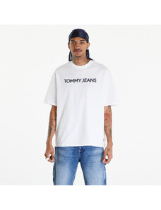 Tommy Hilfiger Pánske tričko Tommy Jeans Logo Oversized Fit T-Shirt White