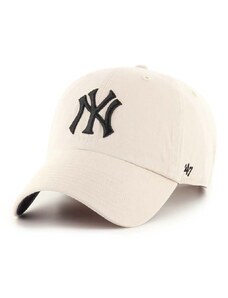 Šiltovka 47brand MLB New York Yankees béžová farba, s nášivkou