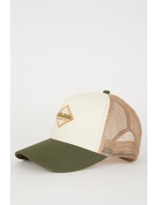 DeFacto Pánska tkaná baseballová čiapka s potlačou