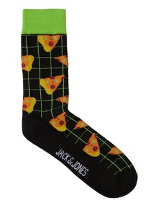 JACK & JONES Ponožky 'JUNKS' kiwi / oranžová / čierna