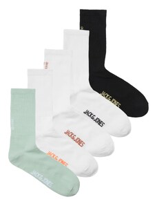 JACK & JONES Ponožky 'BORA' mätová / čierna / biela