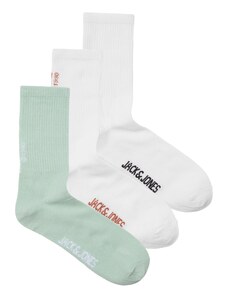 JACK & JONES Ponožky 'BORA' hnedá / mätová / čierna / biela