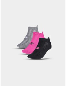 Women's Sports Socks Under the Ankle (3pack) 4F - Multicolored